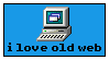 Stamp that reads 'I Love Old Web'